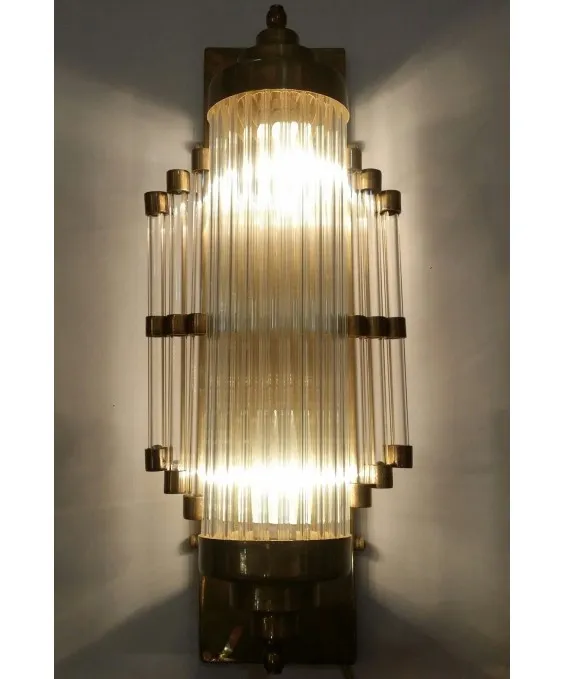 Glass Rod Ship Light Fixture Wall Sconces Lamp